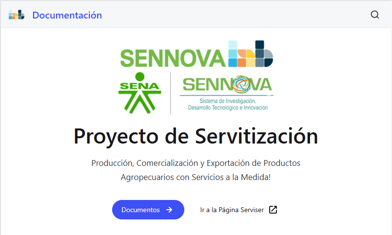 Proyecto de servitizacion Sennova